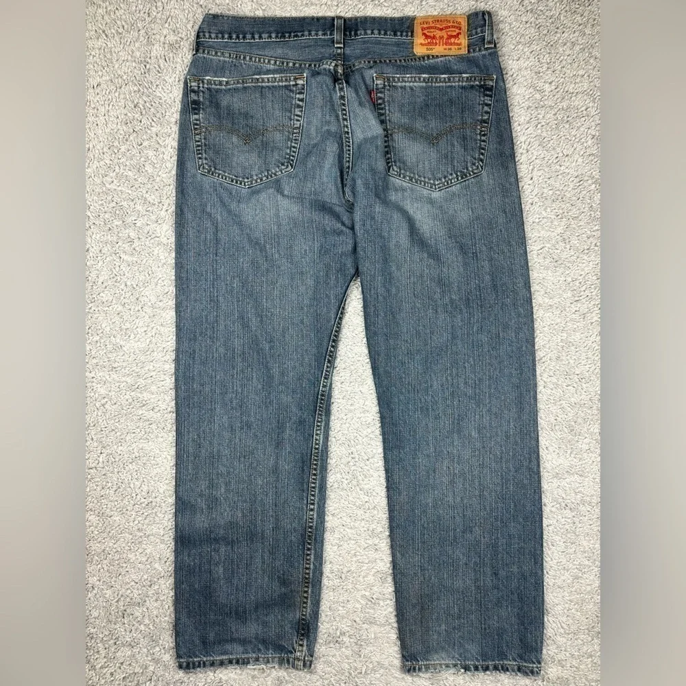 Levi's Jeans Mens 36 x 29 Regular Fit Classic Casual Denim Outdoors Classic